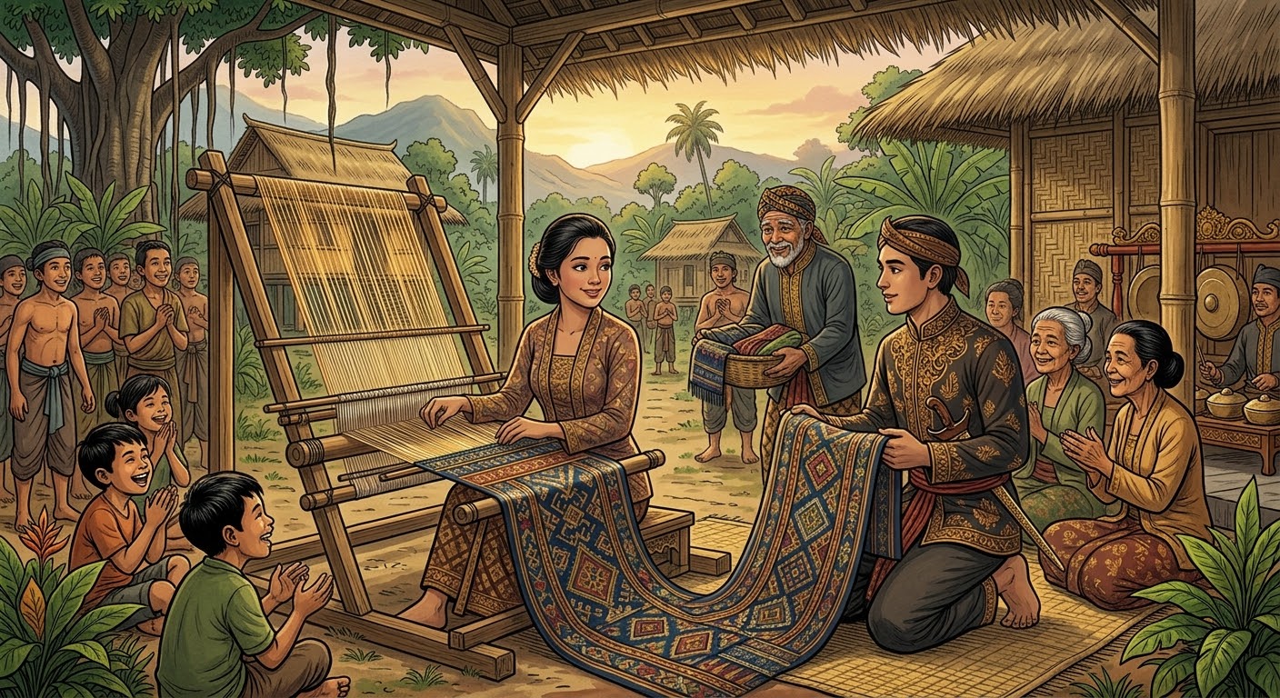 Kain Tenun & Putra Mahkota